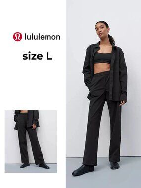lululemon Straight-Leg MR Luxtreme? Pant*Regular Black